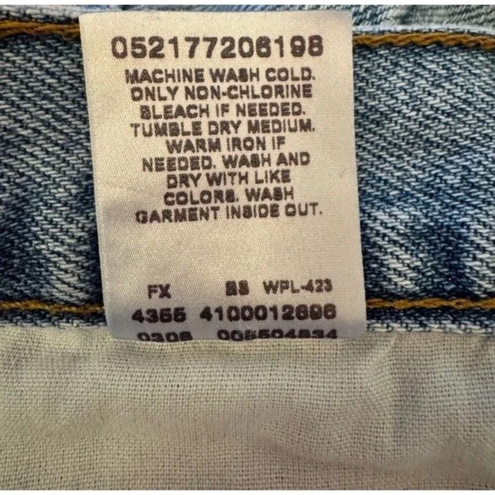 Levis 550 Baggy Jeans 36x30 Light Wash Blue Relaxed Fit Vintage Y2K